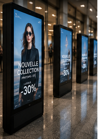 Bornes publicitaires