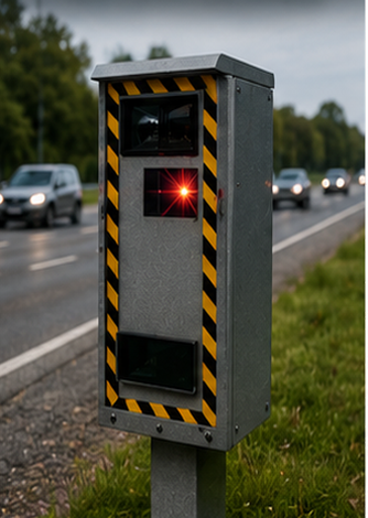 Radar de vitesse routier